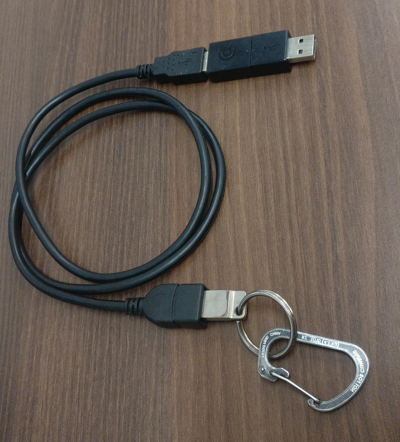 image of the BusKill USB-A cable